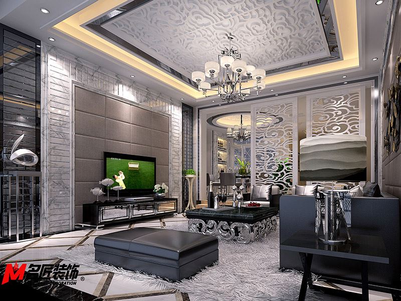 河源市龍光城現(xiàn)代簡約風(fēng)格別墅裝修案例